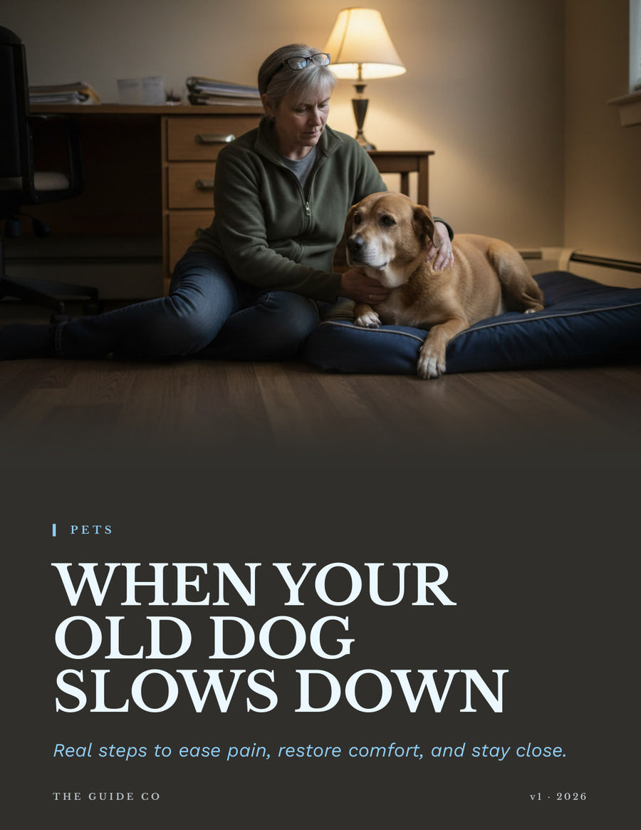 When Your Old Dog Slows Down guide cover