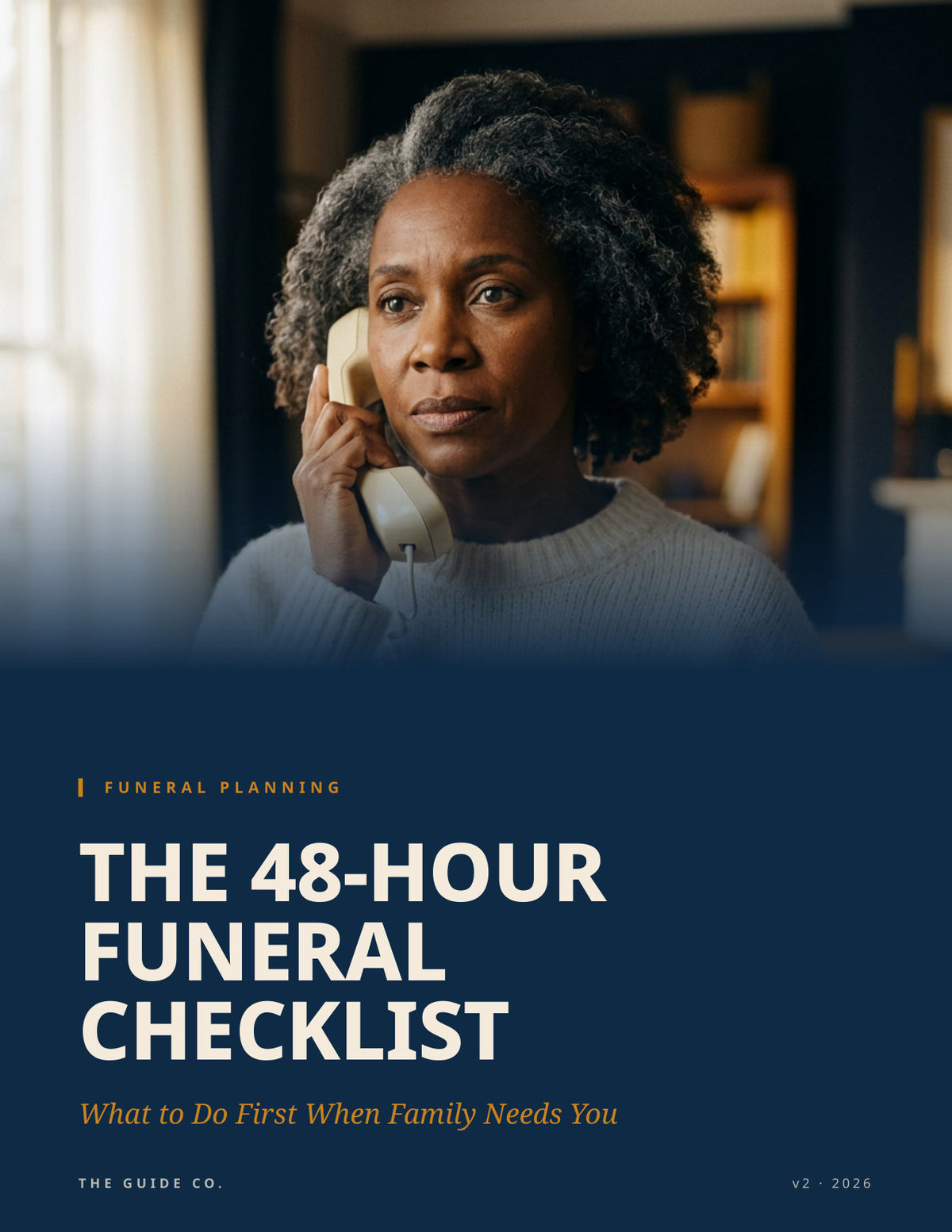 The 48-Hour Funeral Checklist guide cover